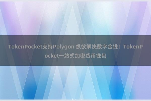 TokenPocket支持Polygon 纵欲解决数字金钱：TokenPocket一站式加密货币钱包